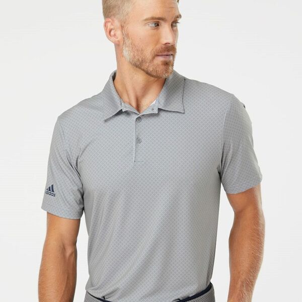Adidas Men's Ultimate365 Diamond Dot Print Polo A498 Men's Ultimate365 Diamond Dot Print Polo Thumbnail