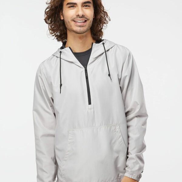Independent Trading Co. Unisex Lightweight Quarter-Zip Windbreaker Pullover Jacket EXP54LWP Unisex Lightweight Quarter-Zip Windbreaker Pullover Jacket Thumbnail