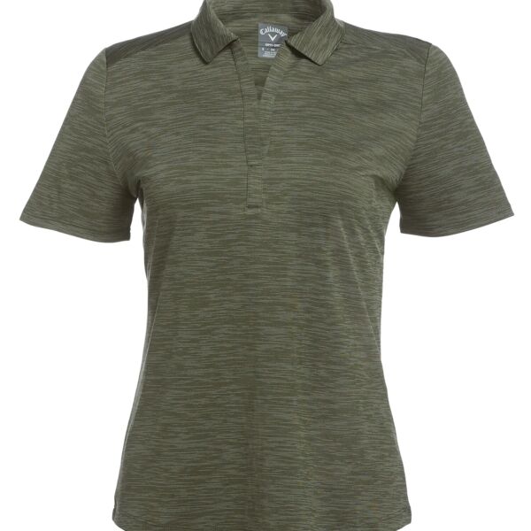 CALLAWAY BROKEN STRIPE TEXTURE LADIES' POLO Thumbnail