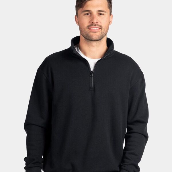 Next Level Apparel Unisex Fleece Quarter-Zip Pullover 9643 Unisex Fleece Quarter-Zip Pullover Thumbnail
