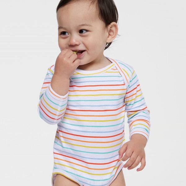 Infant Fine Jersey Long Sleeve Bodysuit Thumbnail