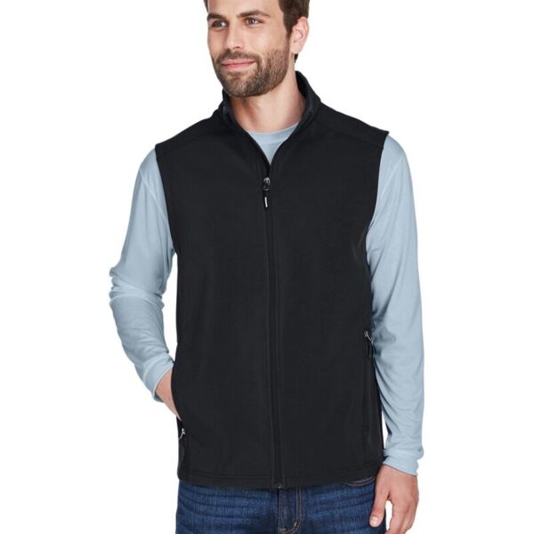 Core 365 Men's Cruise Two-Layer Fleece Bonded Soft Shell Vest CE701 Men's Cruise Two-Layer Fleece Bonded Soft Shell Vest Thumbnail