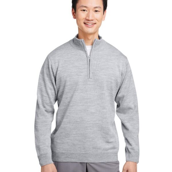Harriton Unisex Pilbloc™ Quarter-Zip Pullover Sweater M421 Unisex Pilbloc™ Quarter-Zip Pullover Sweater Thumbnail