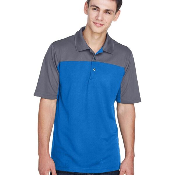 Core 365 Men's Balance Colorblock Performance Piqué Polo CE101 Men's Balance Colorblock Performance Piqué Polo Thumbnail