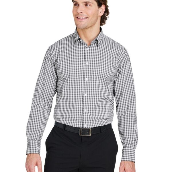Devon & Jones Men's CrownLux Performance® Gingham Dress Shirt DG536 Men's CrownLux Performance® Gingham Dress Shirt Thumbnail