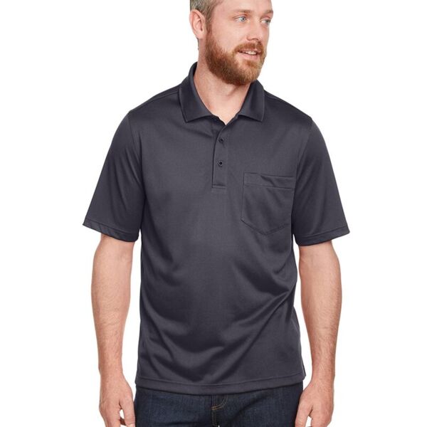 Harriton Men's Advantage Snag Protection Plus IL Pocket Polo M348P Men's Advantage Snag Protection Plus IL Pocket Polo Thumbnail