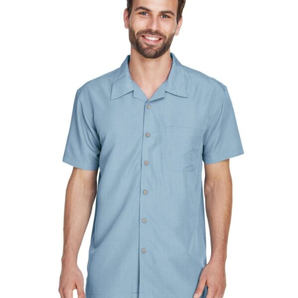 Harriton Men's Barbados Textured Camp Shirt M560 Men's Barbados Textured Camp Shirt Thumbnail
