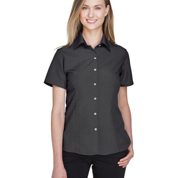 Harriton Women's Barbados Textured Camp Shirt M560W Women's Barbados Textured Camp Shirt Thumbnail