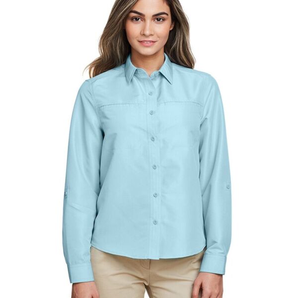 Harriton Women's Key West Performance Staff Shirt M580LW Women's Key West Performance Staff Shirt Thumbnail