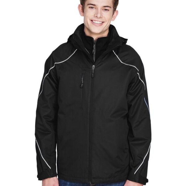 North End Men's Angle 3-In-1 Jacket with Bonded Fleece Liner 88196 Men's Angle 3-In-1 Jacket with Bonded Fleece Liner Thumbnail