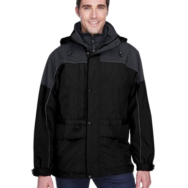 North End Men's 3-in-1 Two-Tone Parka 88006 Men's 3-in-1 Two-Tone Parka Thumbnail