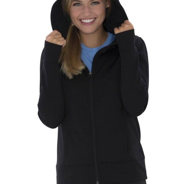 ATC™ GAME DAY™ FLEECE FULL ZIP LADIES' HOODIE Thumbnail
