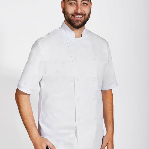 Short Sleeve Chef Coat CC550 Short Sleeve Chef Coat Thumbnail