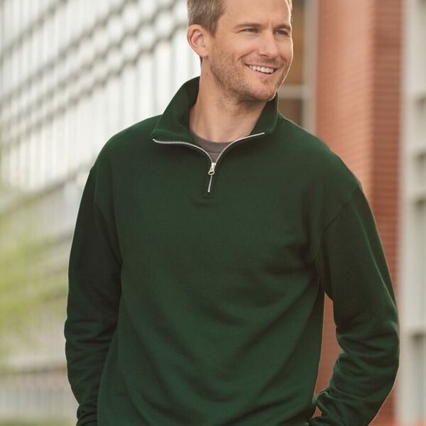 Jerzees Nublend® Cadet Collar Quarter-Zip Sweatshirt 995MR Nublend® Cadet Collar Quarter-Zip Sweatshirt Thumbnail