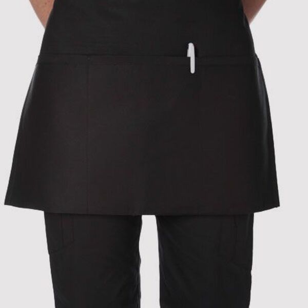 3 Pocket Black Waist Apron Thumbnail
