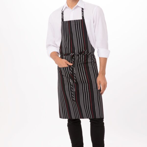 Striped Bib Apron Thumbnail