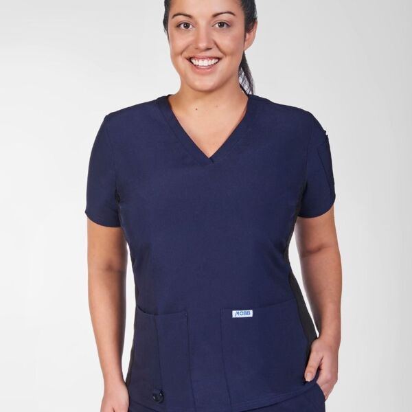 Stretch Rose Scrub Top Thumbnail